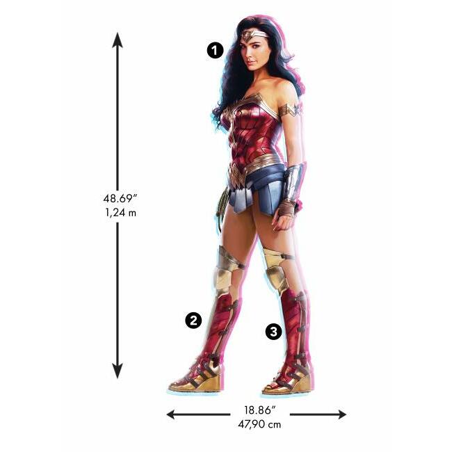 Gal Gadot Wonder Woman Peel And Stick Giant Wall Decals Wall Decals RoomMates   