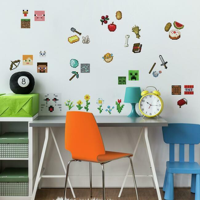 Minecraft Peel And Stick Wall Decals Wall Decals RoomMates   
