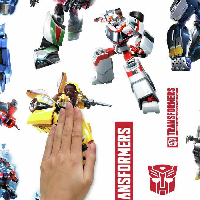 Transformers Peel and Stick Wall Decals Wall Decals RoomMates   