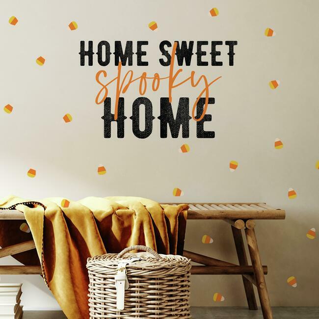 Home Sweet Spooky Home Quote Peel And Stick Wall Decals Wall Decals RoomMates   