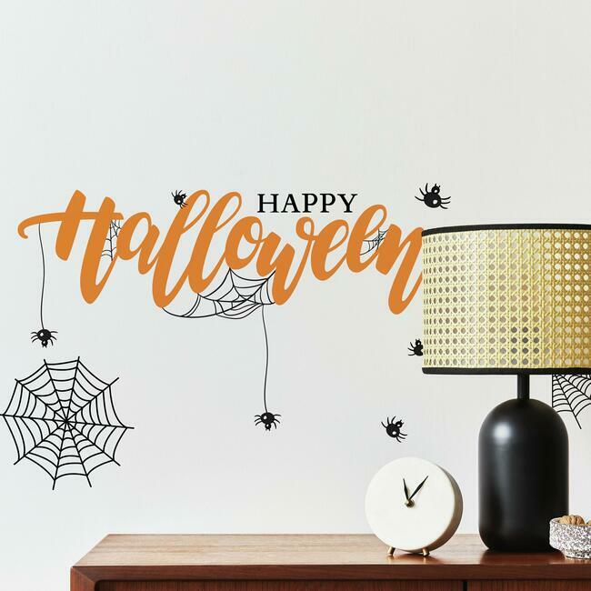 Happy Halloween Quote Peel And Stick Wall Decal Wall Decals RoomMates   