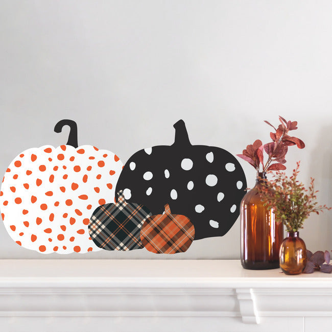 Decorative Pumpkins Peel And Stick Wall Decal Wall Decals RoomMates   