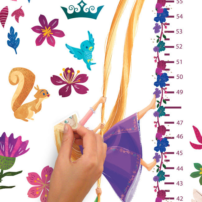 Disney Princesses Growth Chart Peel And Stick Wall Decals Wall Decals RoomMates   