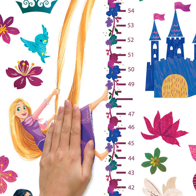 Disney Princesses Growth Chart Peel And Stick Wall Decals Wall Decals RoomMates   