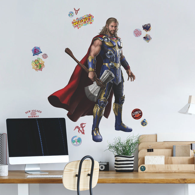 Thor: Love And Thunder Peel And Stick Giant Wall Decals Wall Decals RoomMates   
