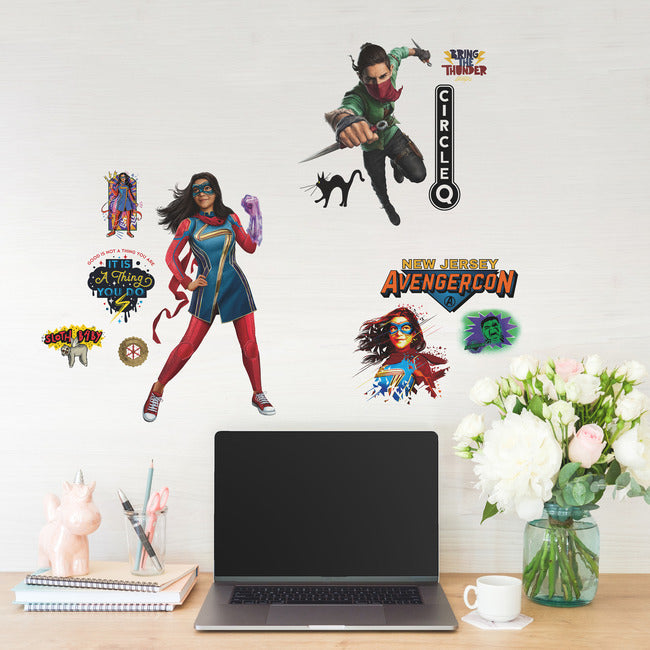 Ms. Marvel Peel And Stick Wall Decals Wall Decals RoomMates   