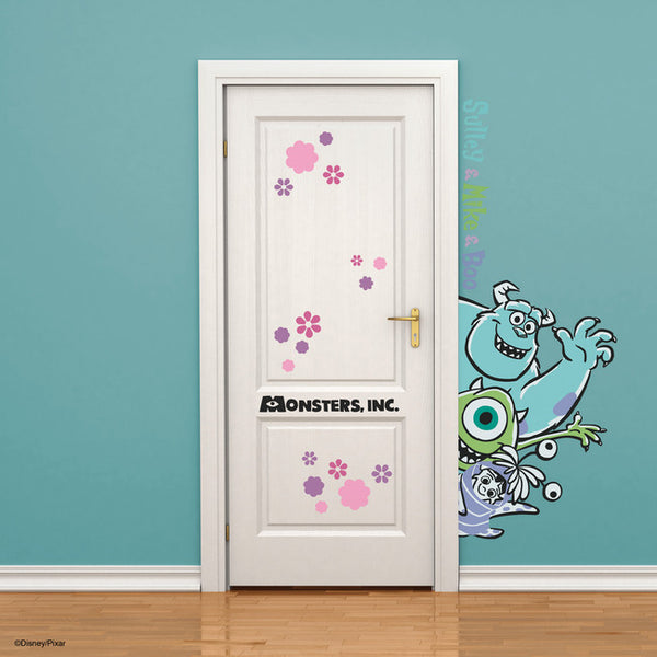 Monsters Inc Doors Sticker for Sale by paigeeeeeeeee