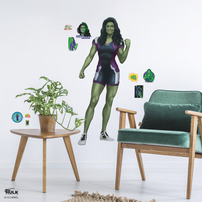 She Hulk Giant Peel & Stick Wall Decals Wall Decals RoomMates   