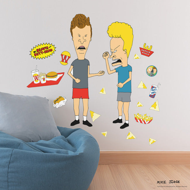Beavis And Butt-Head Peel And Stick Giant Wall Decals Wall Decals RoomMates   