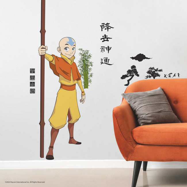 Avatar Aang Giant Peel & Stick Wall Decals Wall Decals RoomMates   