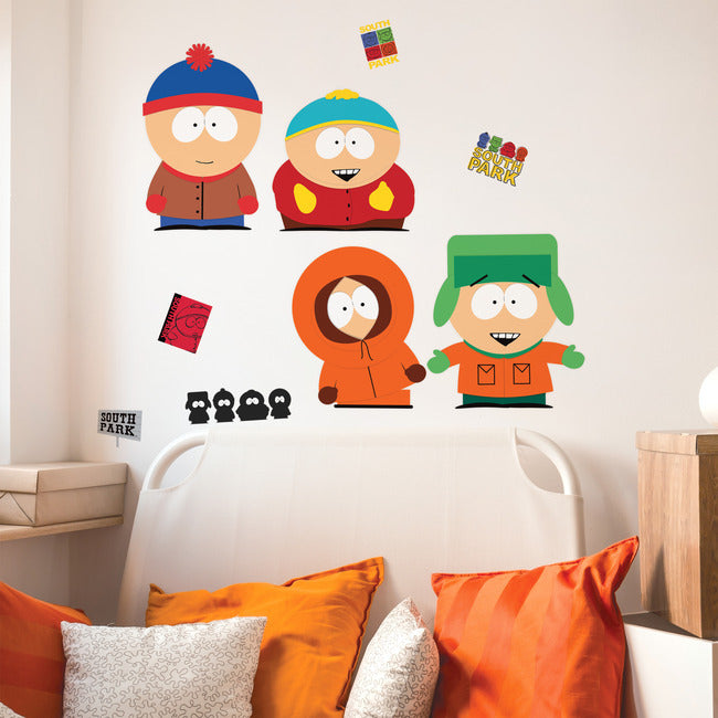 South Park XL Giant Peel & Stick Wall Decals Wall Decals RoomMates   