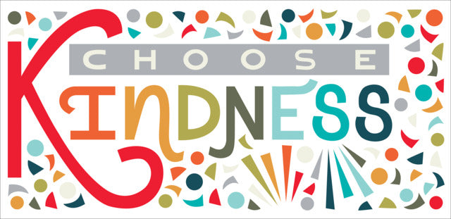Rainbow Choose Kindness Giant Peel & Stick Wall Decal Wall Decals RoomMates   