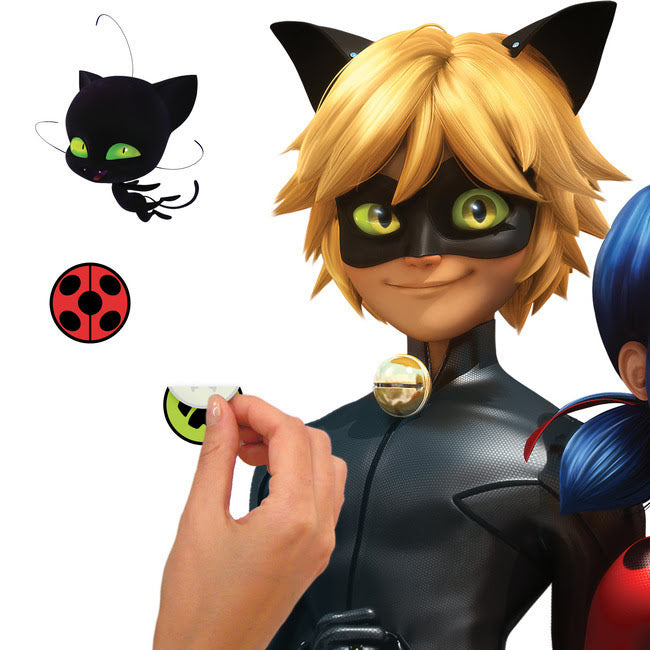 Miraculous: Tales Of Ladybug And Cat Noir Giant Peel & Stick Wall Decals Wall Decals RoomMates   