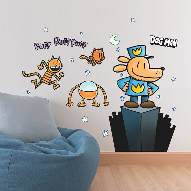 Dogman Giant Peel & Stick Wall Decals Wall Decals RoomMates   