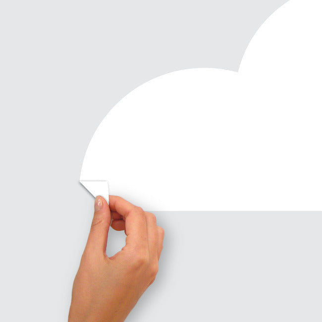 White Cloud Headboard XL Giant Peel & Stick Wall Decal Wall Decals RoomMates   