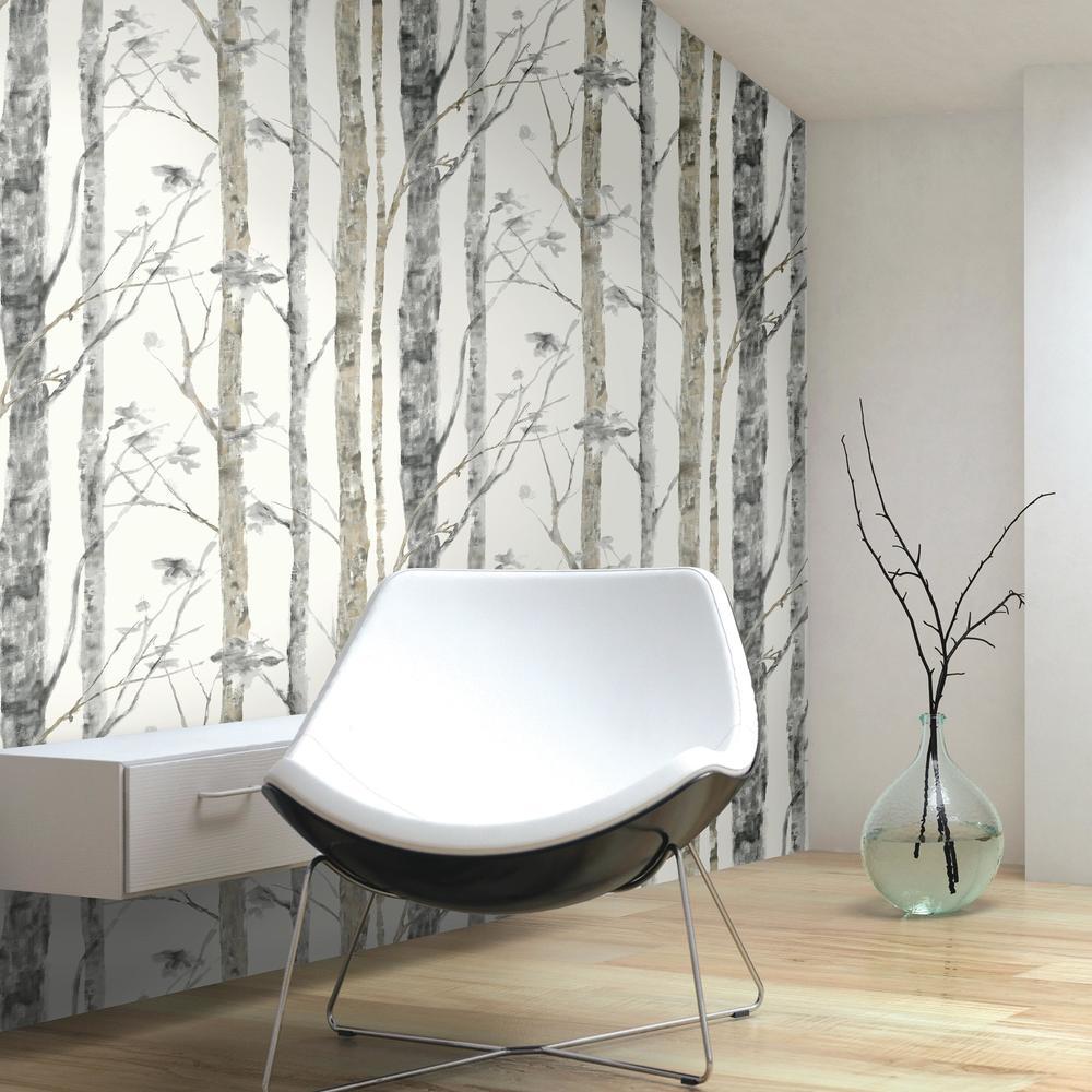 Trees Peel and Stick Wallpaper Peel and Stick Wallpaper RoomMates   