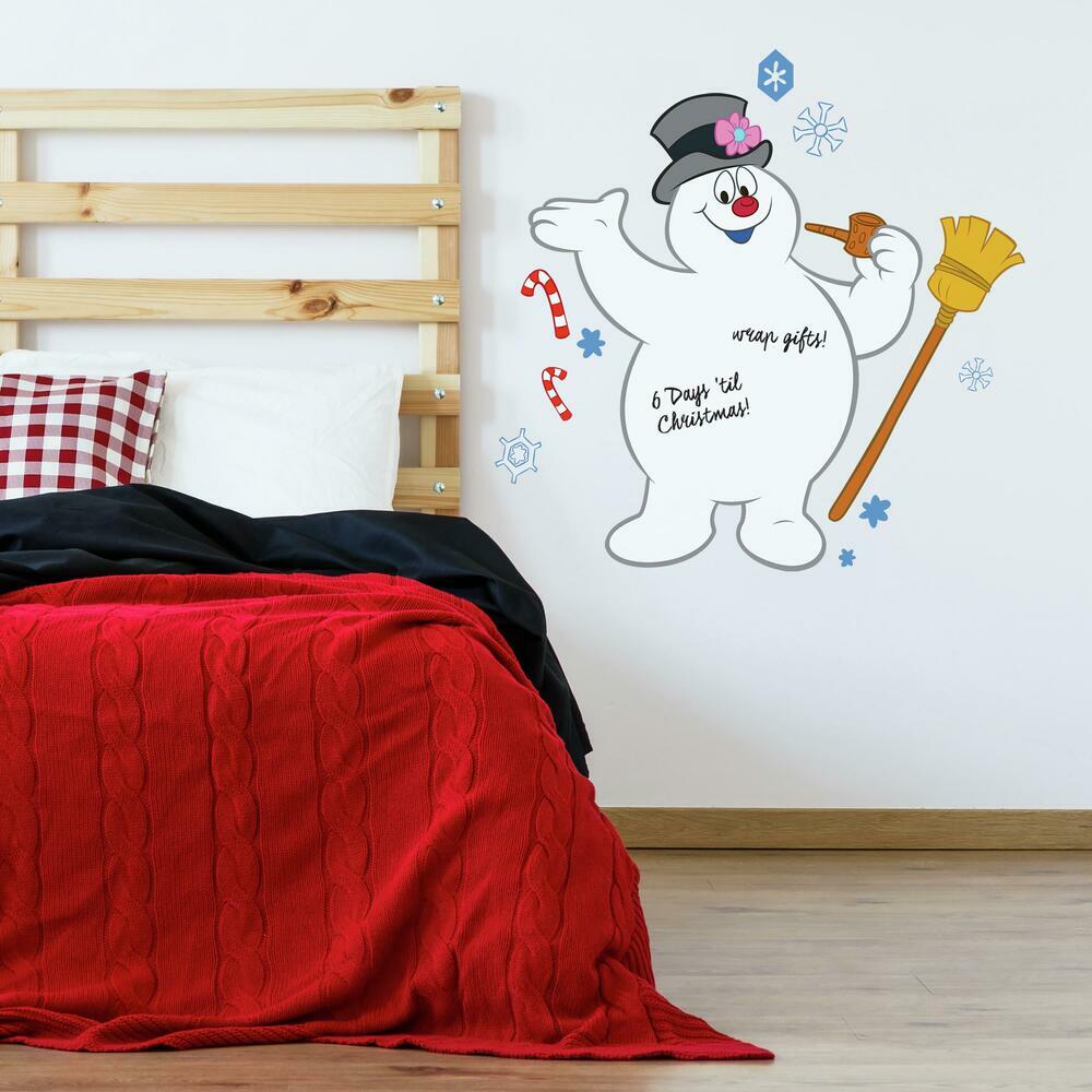 Frosty the Snowman Dry Erase Peel and Stick Giant Wall Decals Wall Decals RoomMates   