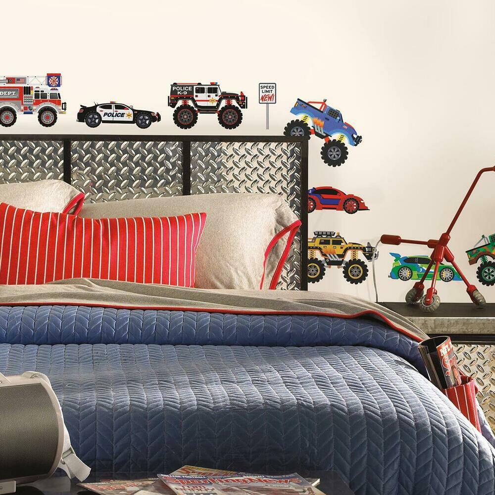 Trucks & Transportation Wall Decals Wall Decals RoomMates   