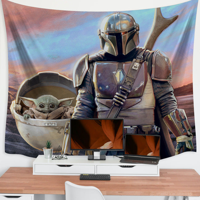 The Mandalorian Tapestry Tapestry RoomMates   