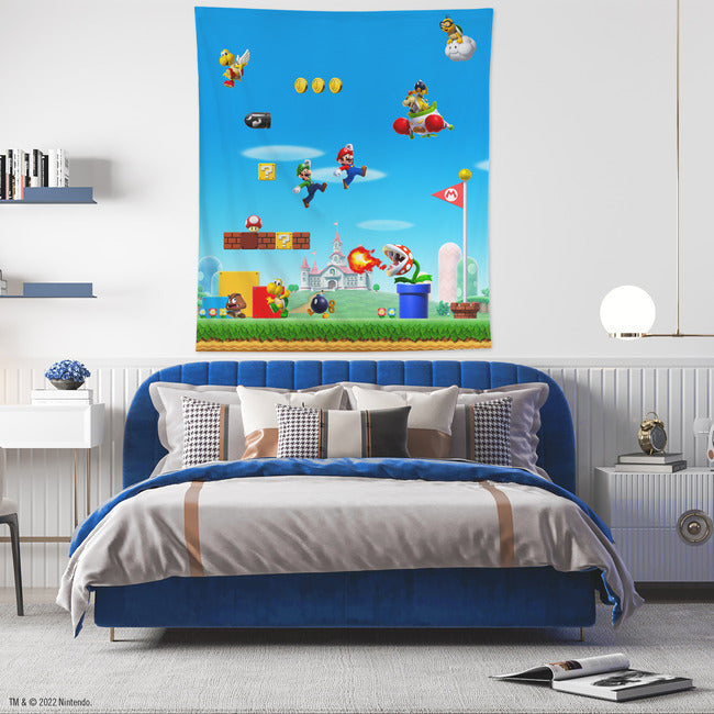 Nintendo Super Mario Tapestry Tapestry RoomMates   