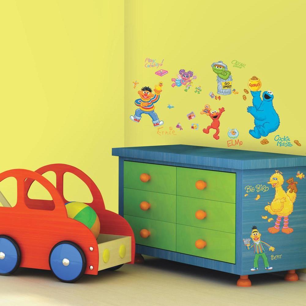 Sesame Street Wall Decals Wall Decals RoomMates   